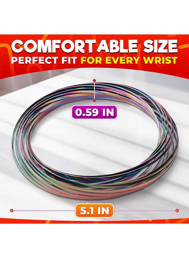 كوانتوم قطعتان من لعبة الذراع الدائري الدوار، لعبة زنبركية حسية هندسية مقاومة للتآكل من الفولاذ المقاوم للصدأ، لعبة تخفيف التوتر للأطفال والكبار - Image 2