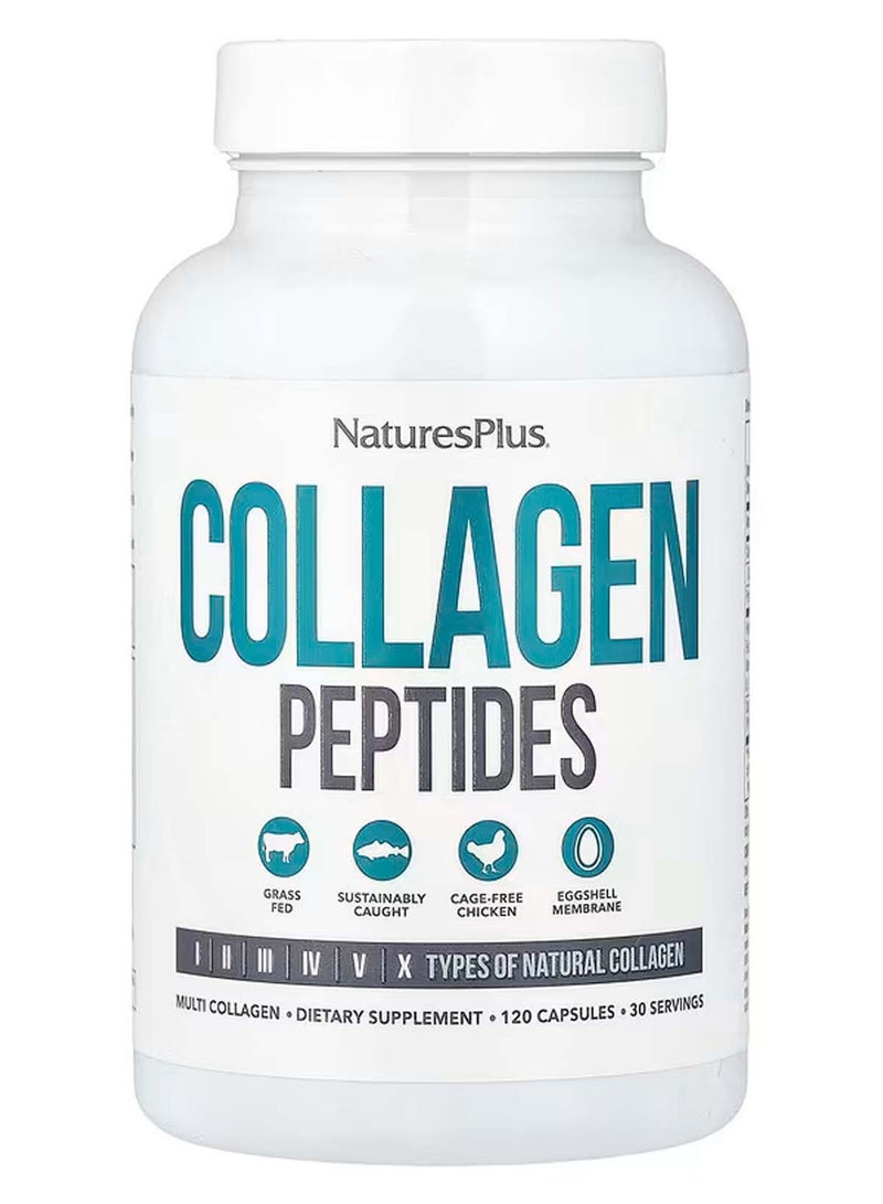 ناتشرز بلاس ببتيدات الكولاجين، 120 كبسولة - Image 1