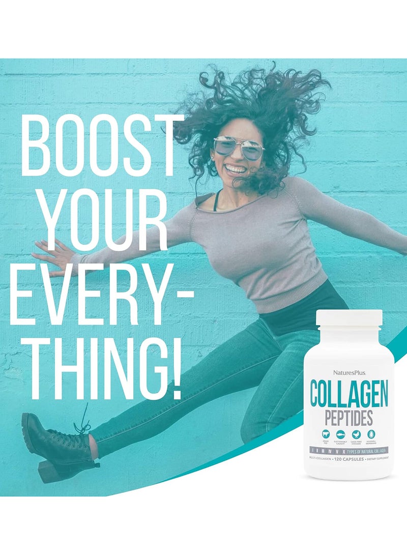 ناتشرز بلاس ببتيدات الكولاجين، 120 كبسولة - Image 4
