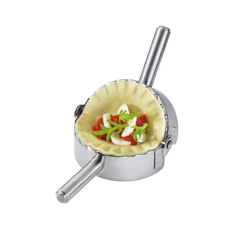KAYCROWN Best Utensils Stainless Steel Ravioli Mould Pierogi Dumpling Maker Wrapper Pastry Dough Cutter Kitchen Accessories (M: 4 inch) - Image 2