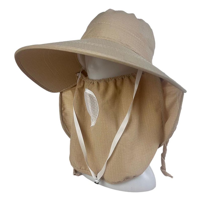 Cotton tea-picking hat, women's sun protection hat, high-end sun protection hat, UV protection hat for middle-aged and elderly people, sun hat for farm work. - Image 5