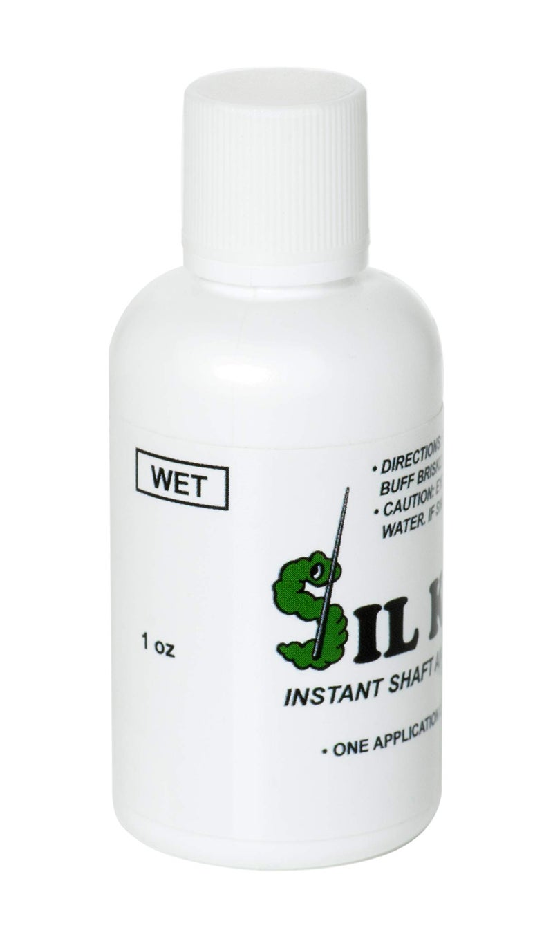 Cue Silk Bundle Of 2 Items: Sil Kleen Pool Cue Shaft And Ferrule Cleaner 1 Oz Bottle & Cue Silk Pool Cue Shaft Conditioner Oz Bottle - Image 3