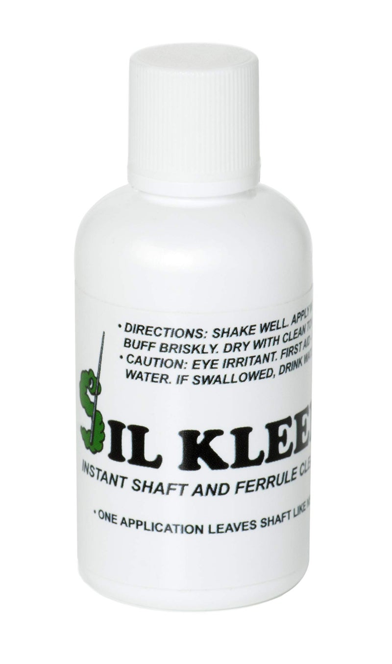 Cue Silk Bundle Of 2 Items: Sil Kleen Pool Cue Shaft And Ferrule Cleaner 1 Oz Bottle & Cue Silk Pool Cue Shaft Conditioner Oz Bottle - Image 2