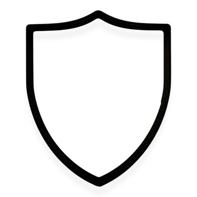 SHIELD COOKIE CUTTER EASYTOPUSH 3DPRINTED FAMILY CREST COOKIE CUTTER FOR BAKING FONDANT AND CRAFTS MEDIEVAL KNIGHTTHEMED BAKING TOOL