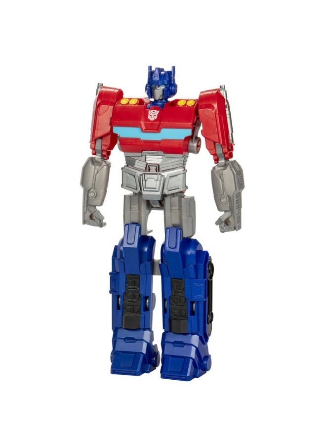 TRANSFORMERS - تحويلات وان ميجا تشانجر أوبتيموس برايم (أوريون باكس) تمثال روبوت بحجم 11 بوصة، ألعاب تفاعلية للأولاد والبنات من سن 6 سنوات فأكثر - Image 1
