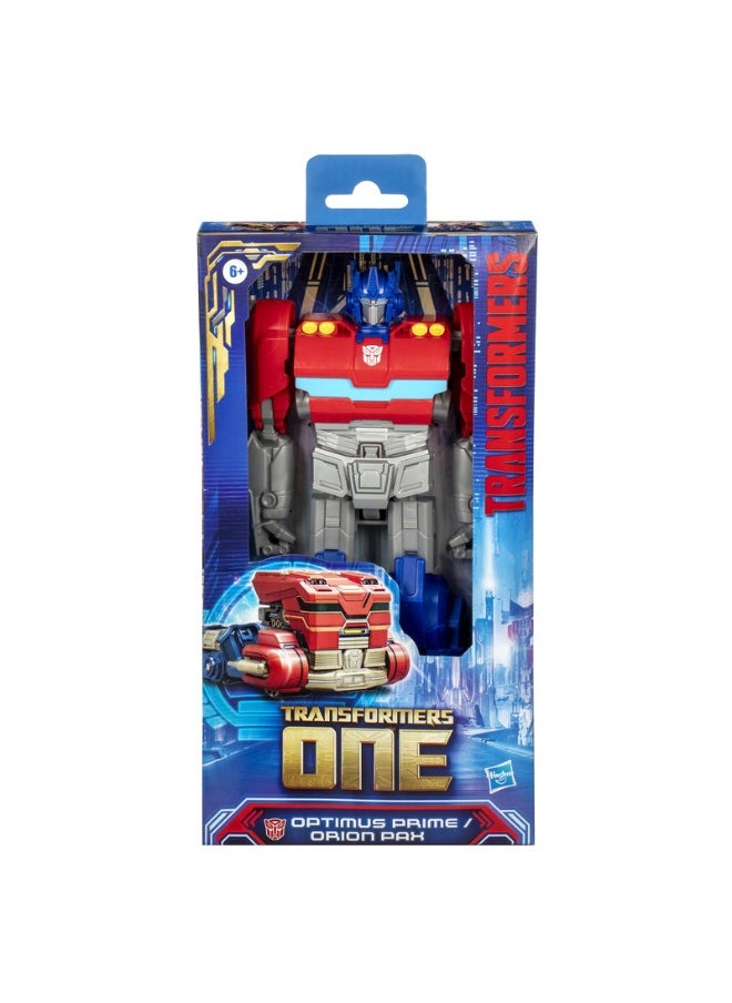 TRANSFORMERS - تحويلات وان ميجا تشانجر أوبتيموس برايم (أوريون باكس) تمثال روبوت بحجم 11 بوصة، ألعاب تفاعلية للأولاد والبنات من سن 6 سنوات فأكثر - Image 1