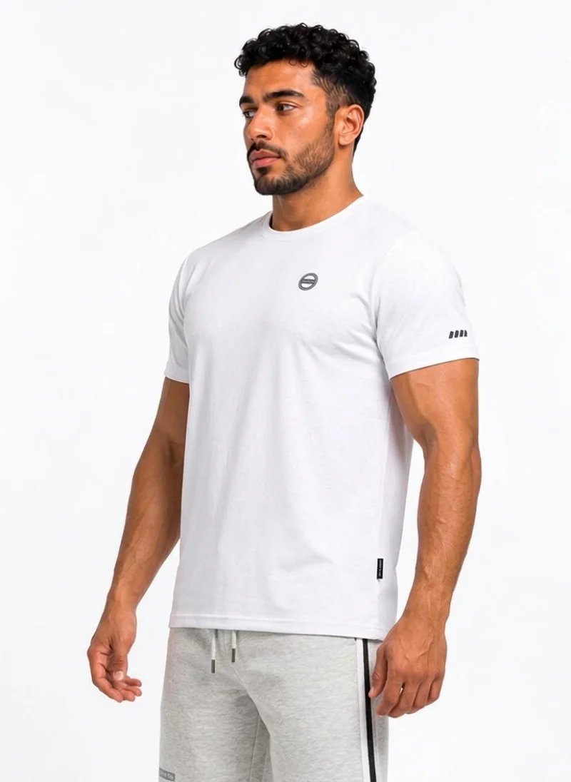 Abitos Clean Cut Training Tshirt Chalk White