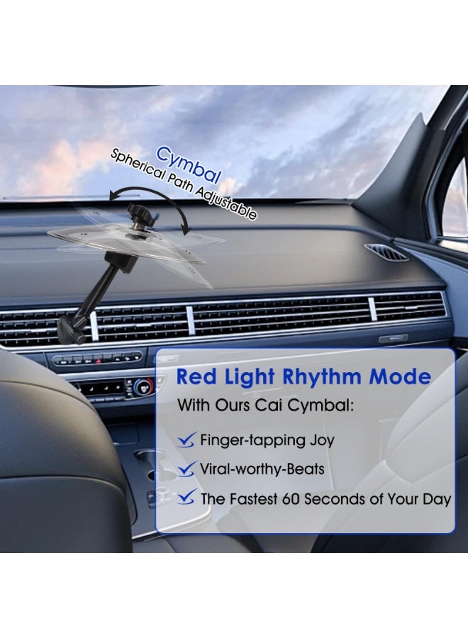 Car Cymbal Air Vent Car Crash Cymbal Air Vent Mini Drum Cymbal For Music Lovers - Image 4