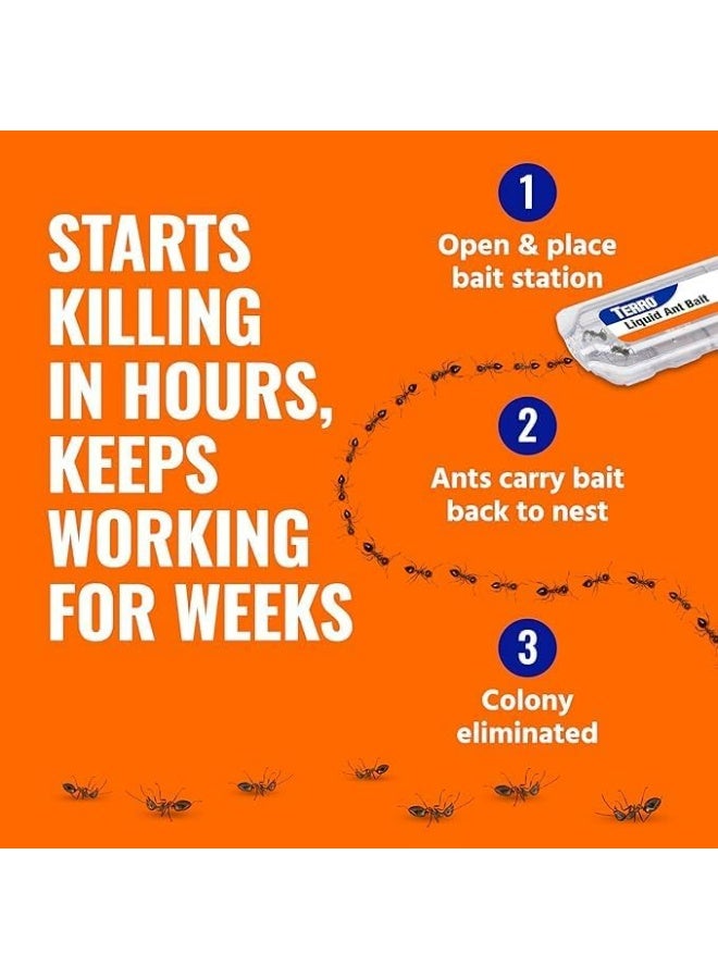 Terro محطات طُعْم قاتل النمل T300B - طُعْم سائل للقضاء على النمل - نظام الطُعْم - 12 محطة للتحكم الفعال في النمل داخل المنزل - Image 3