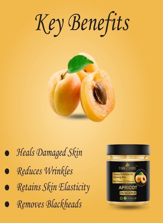 Park Daniel Apricot Scrub and Green Tea Face Wash For Blackheads Removal | Smooth Skin Brightening Combo Pack of 2 (250 ML) - Image 4
