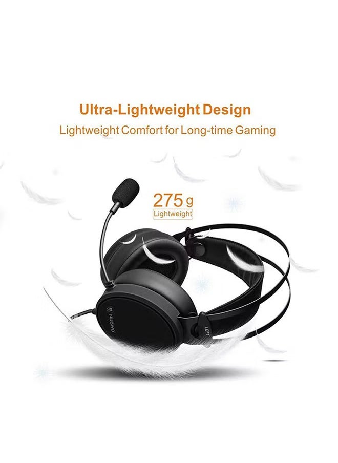 NUBWO - N7 Over-Ear Gaming Wired Headphones With Mic For PS4/PS5/XOne/XSeries/NSwitch/PC - Image 1