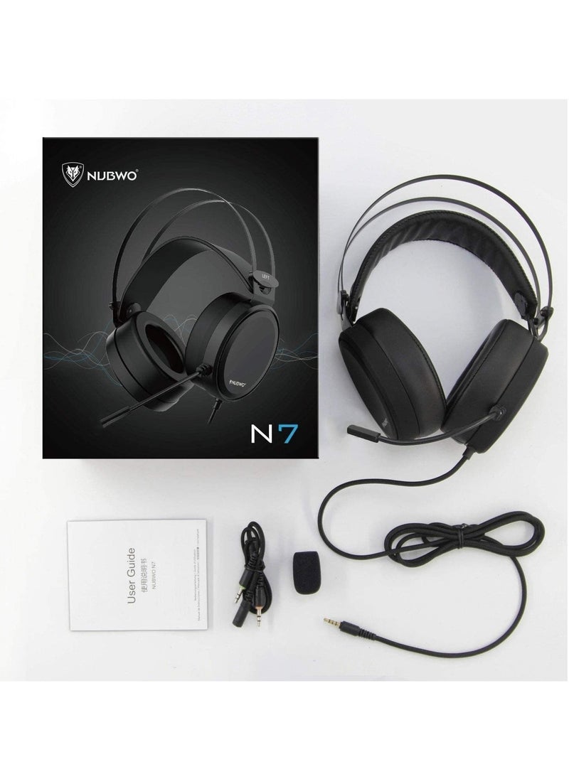 NUBWO - N7 Over-Ear Gaming Wired Headphones With Mic For PS4/PS5/XOne/XSeries/NSwitch/PC - Image 1