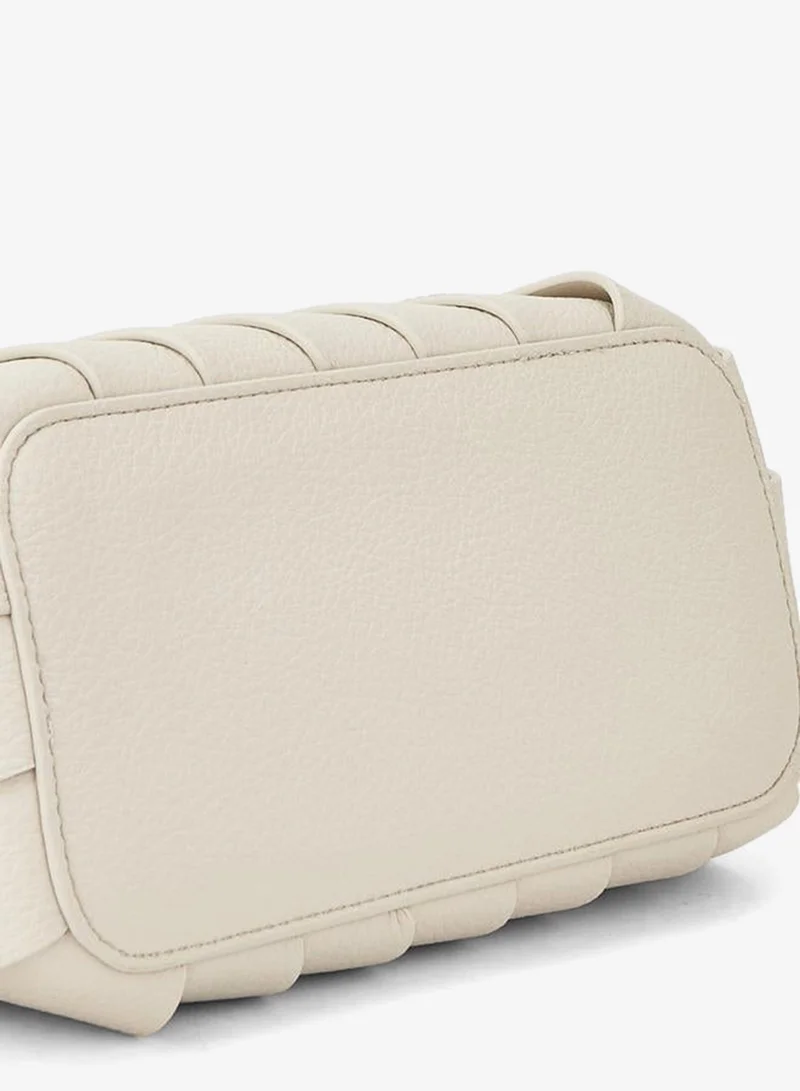 Celeste BEIGE Textured Tote Bag With Adjustable Strap for Women | Best Price UAE