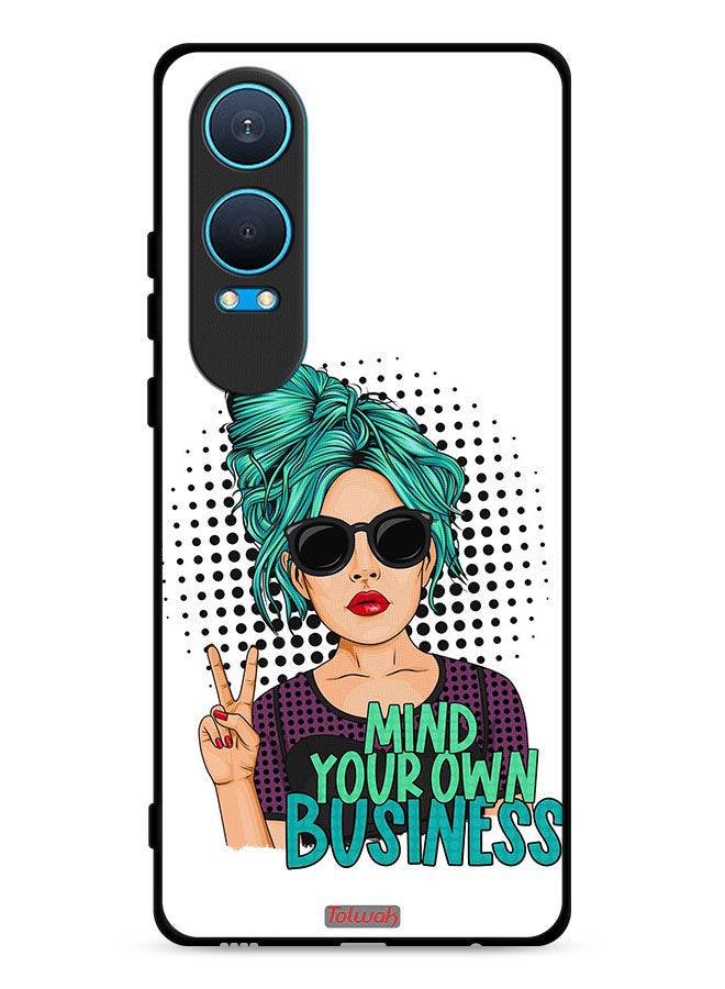 Tolwak OnePlus Nord CE4 Lite 5G Protective Case Cover Mind Your Own Business  - Image 1