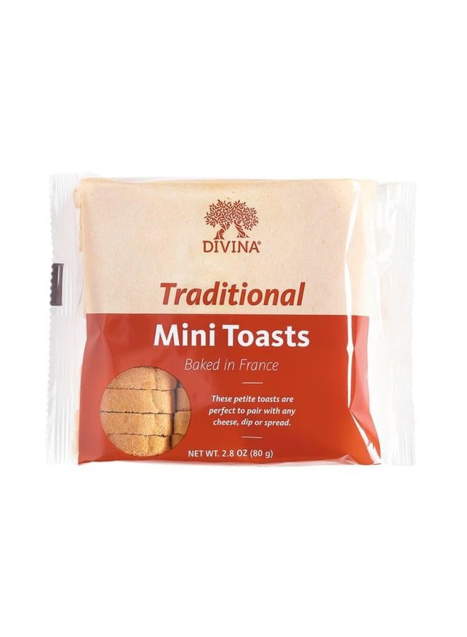 Divina Mini Toasts, 2.75 oz. - Image 1