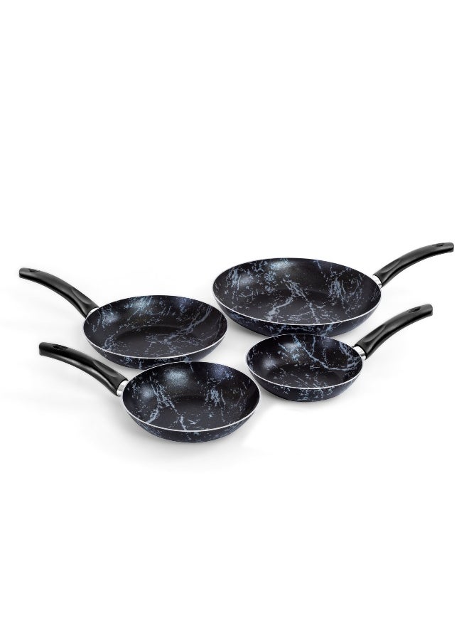 Grandi Grandi 4 piece marble frypan set   black  - Image 4