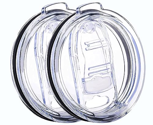 CORYTAO 2 Pack 20 oz Tumbler Lid Replacement Lid for Yeti Ramble,Straw Friendly - Image 1