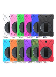 Suitable For Samsung Tab S4 T830 Pirate King Rotating Bracket Silicone Drop-resistant Tablet Cover T835 Strap Back Case-Color:More Than 10,000-Applicable Model:Samsung Tab Active Pro 10.1 2019 T540 (full Set)