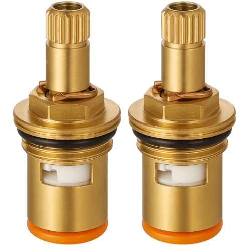 SBD Brass Ceramic Disc Cartridge Replacement for Kitchen Bathroom Taps Faucets (2) - Image 1