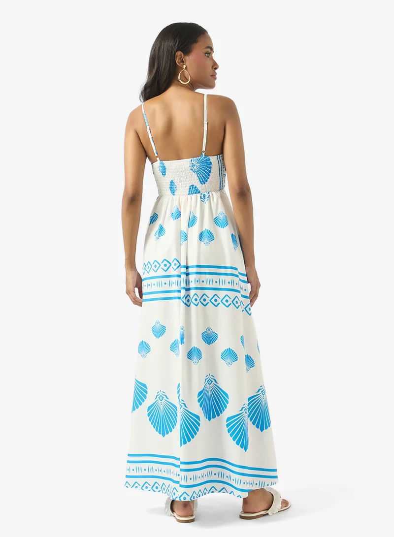 Soleira Monochrome Printed Dress