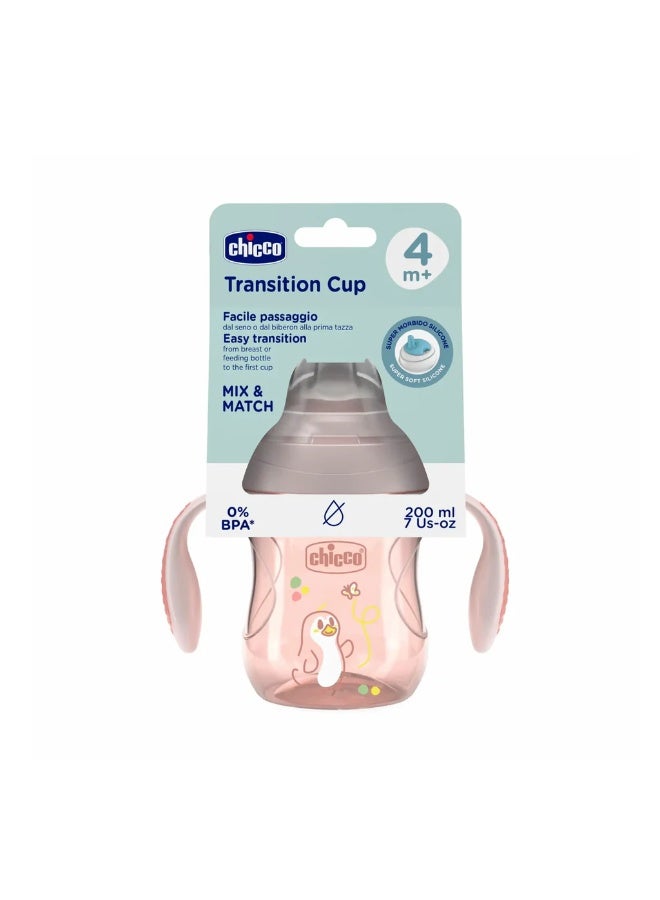 Chicco Mix & Match Transition Cup 4m+ Pink 200ml - Image 2
