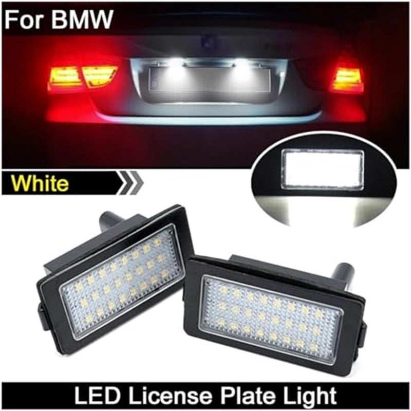 Wivplex 2Pcs White License Plate Light for BMW 7-Series E38 - Image 5