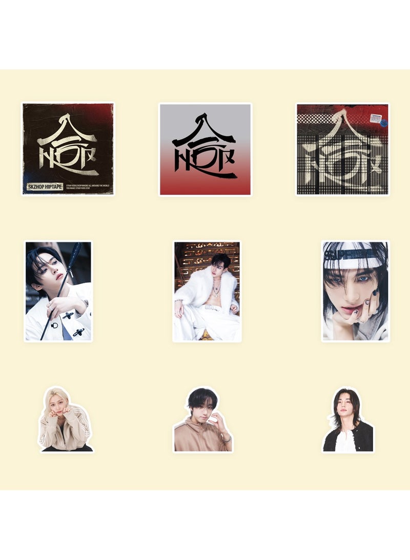 106Pcs StrayKids HOP Sticker K-POP 2025 Stray Kids HIPTAPE Sticker merch Waterproof Vinyl ATE Sticker For Laptop Waterbottle SKZ SKZOO Cartoon Sticker - Image 3