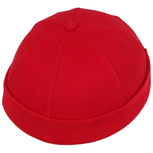 Lipodo Cotton Docker Cap Women/Men red One Size - Image 4