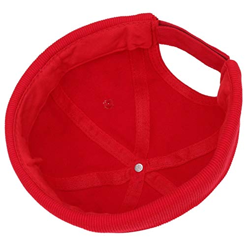 Lipodo Cotton Docker Cap Women/Men red One Size - Image 5