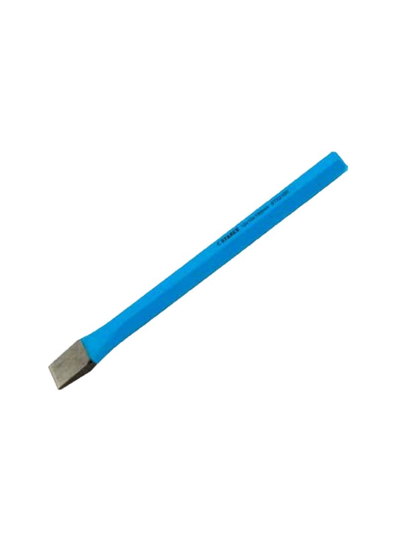 Starex Cold Chisel Flat 10mmx8mmx140mm Blue Painted Skin Card Packing