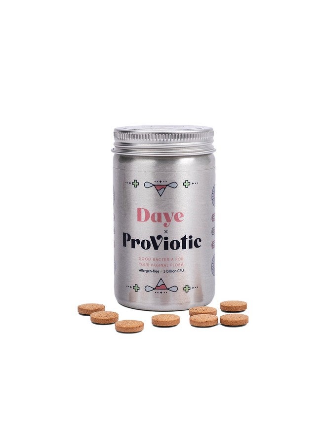 DAYE DAYE ProViotics, 30 Organic, Vegan Oral Probiotics for Women, Support Healthy Microbiome, 5 Billion Live Cells, Allergen Friendly Probiotic, Organic Ingredients, Capsule Free Supplements - Image 1