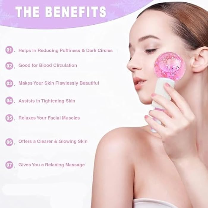 Face Cooling, Wrinkle Reduction, Pore Refining, Even Skin Tone, Pigmentation Treatment, New Ice Rolls, Facial Cooling Balls, Dizziness Treatment, Sunstroke Treatment, Eye Swelling Generic - Image 4