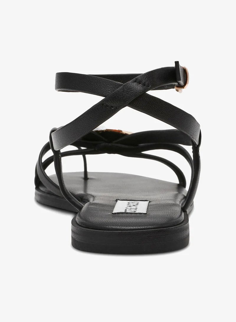 ستيف مادن صنادل مسطحة بحزام خلفي