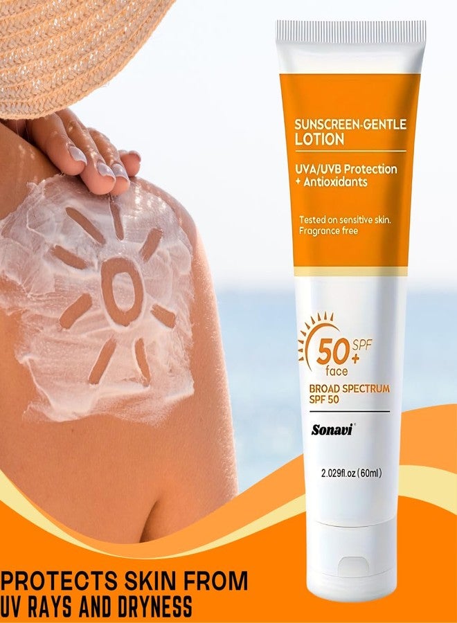 Sonavi Sunscreen SPF 50+ | Face & Body lotion | Ultra Protective Lotion| Keeps Skin Soft, Fair | men and women 180g - Image 2