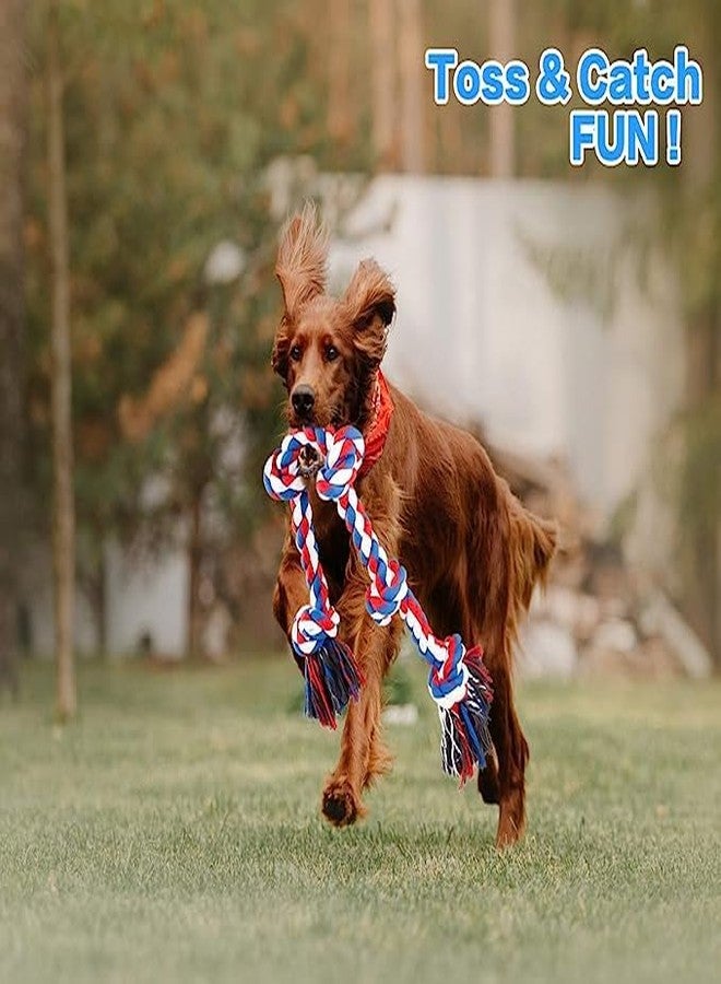 Vama Leathers Dog Rope Pull Toy - Durable and Cotton Filled Rope for All Age Dogs - Image 4