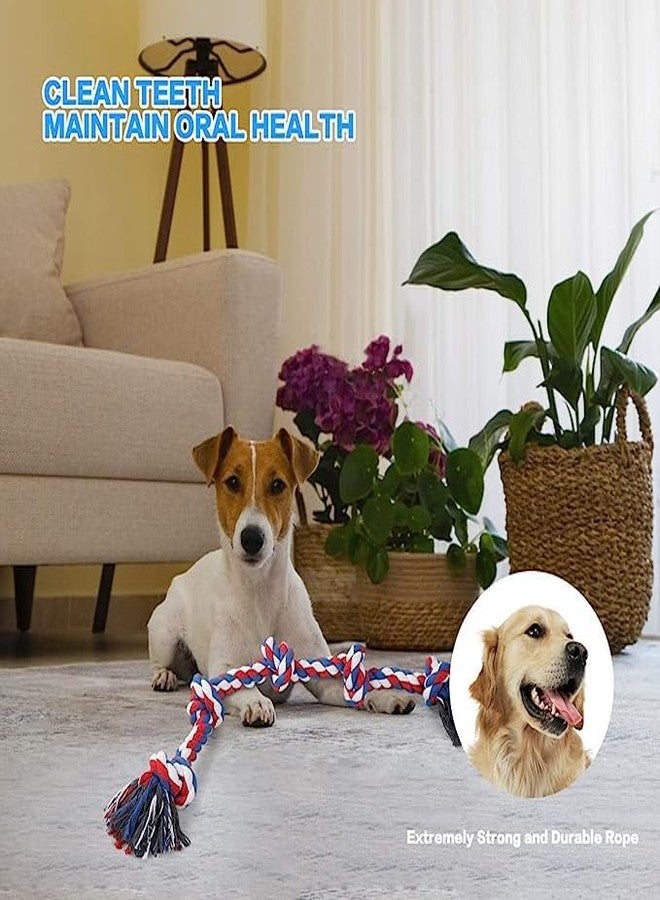 Vama Leathers Dog Rope Pull Toy - Durable and Cotton Filled Rope for All Age Dogs - Image 5