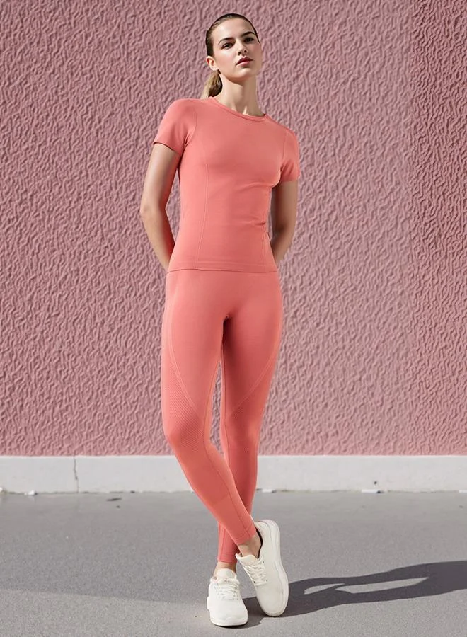 ADOT by Splash Textured Seamless T-shirt