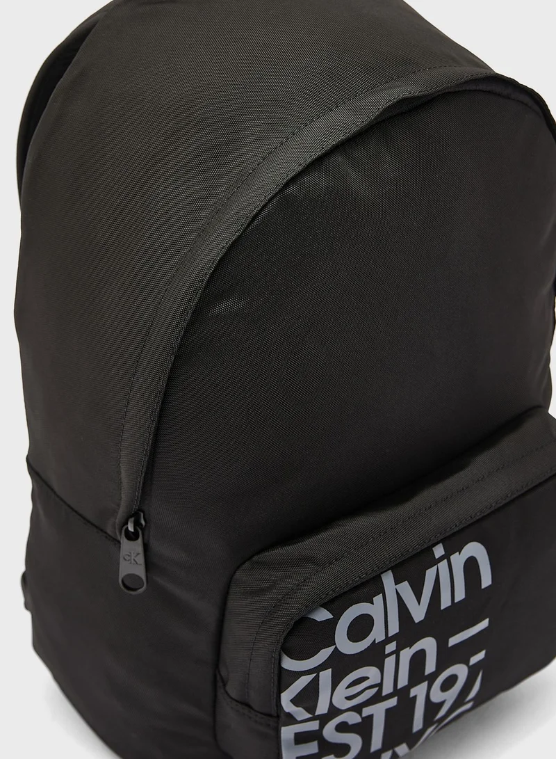 Calvin Klein Jeans Logo Campus Backpack