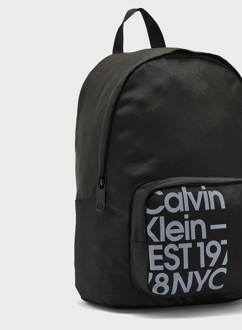 Calvin Klein Jeans Logo Campus Backpack