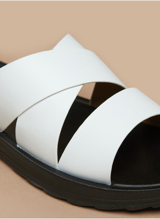 LBL by Shoexpress Men's Solid Slip-On Sandals  - Image 5