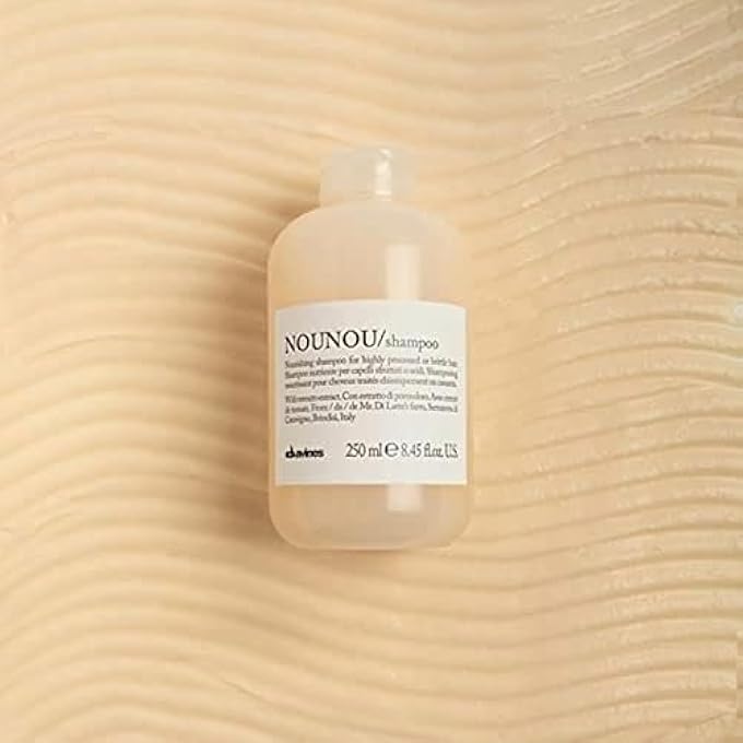 Davines NOUNOU SHAMPOO | HYDRATING DEEP SHAMPOO FOR BLEACHED, PERMED, RELAXED, DAMAGED HAIR OR VERY DRY HAIR | REPLENISHES CHEMICALLY PROCESSED HAIR | 8.45 FL OZ (PACK OF 1) - Image 3