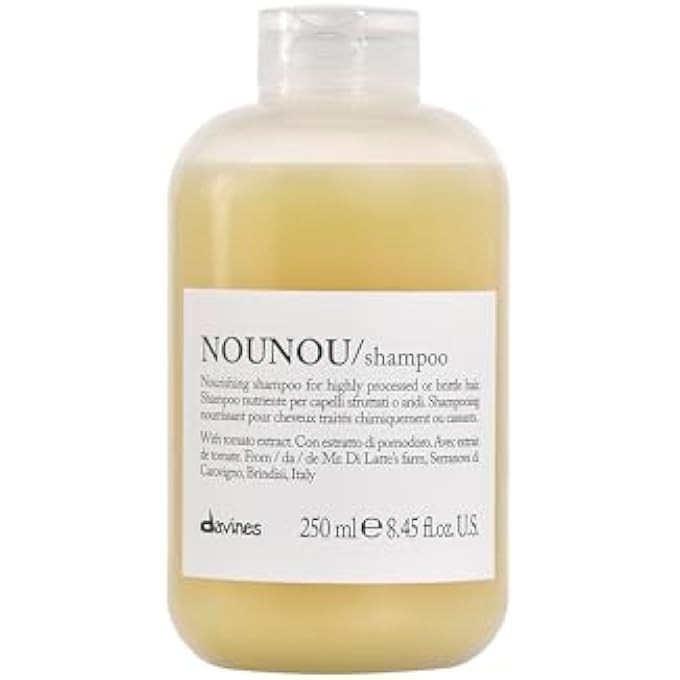 Davines NOUNOU SHAMPOO | HYDRATING DEEP SHAMPOO FOR BLEACHED, PERMED, RELAXED, DAMAGED HAIR OR VERY DRY HAIR | REPLENISHES CHEMICALLY PROCESSED HAIR | 8.45 FL OZ (PACK OF 1) - Image 1