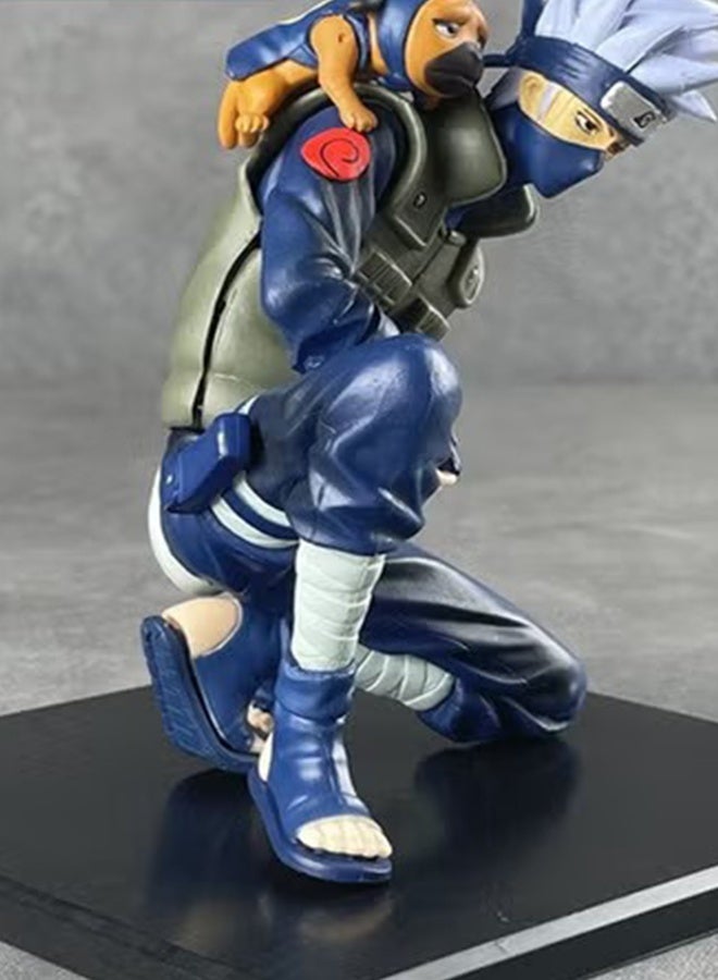 هالامودو ناروتو 13 سم كاكاشي هاتاكي 3 رأس شخصية قابلة للتبديل - نموذج الأنيمي، زينة المكتب وهدية عيد ميلاد باردة - Image 2