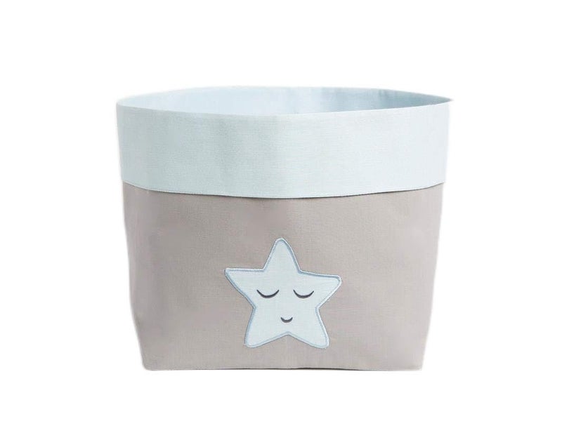Masilo Sleepy Star Fabric Storage Baskets, Large, Blue