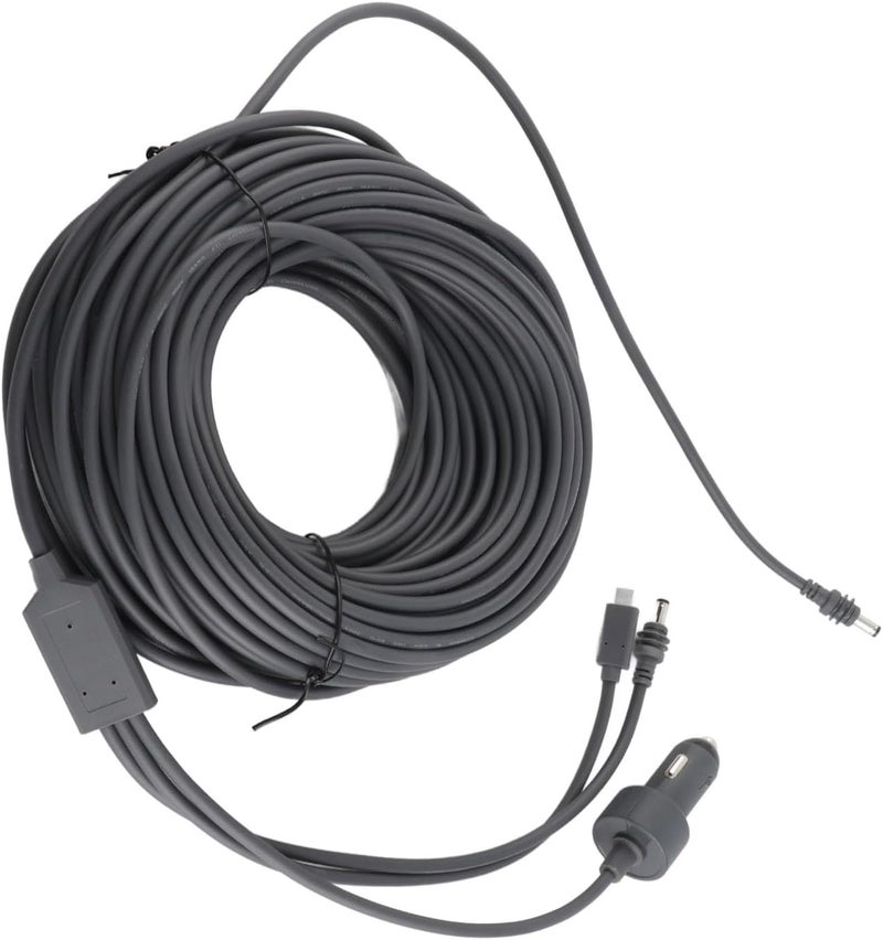 أنجريك DC Power Cable, 3 in 1 PVC Cable Varestra Type C for Camping Travel for Mini Satellite Device (#6) - Image 2