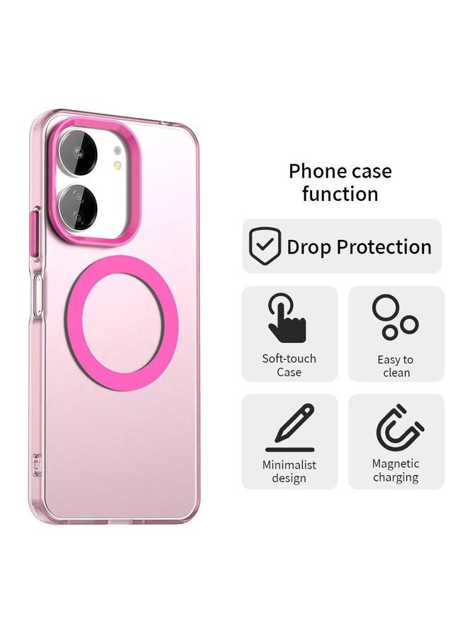 اس-توب جراب لهاتف Redmi 13C 5G Candy Magsafe PC Hybrid TPU - Image 4