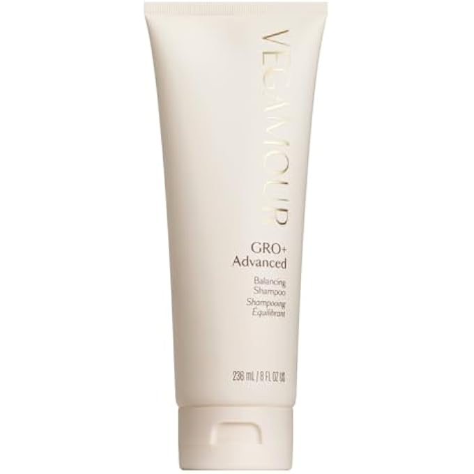VEGAMOUR GRO+ ADVANCED BALANCING SHAMPOO | LIGHTLY EXFOLIATES, CLEANSES AND REMOVES BUILDUP WITHOUT STRIPPING | FOR SEVERE SIGNS OF THINNING | COLOR SAFE, VEGAN, CRUELTY-FREE (8 FL OZ) - Image 2