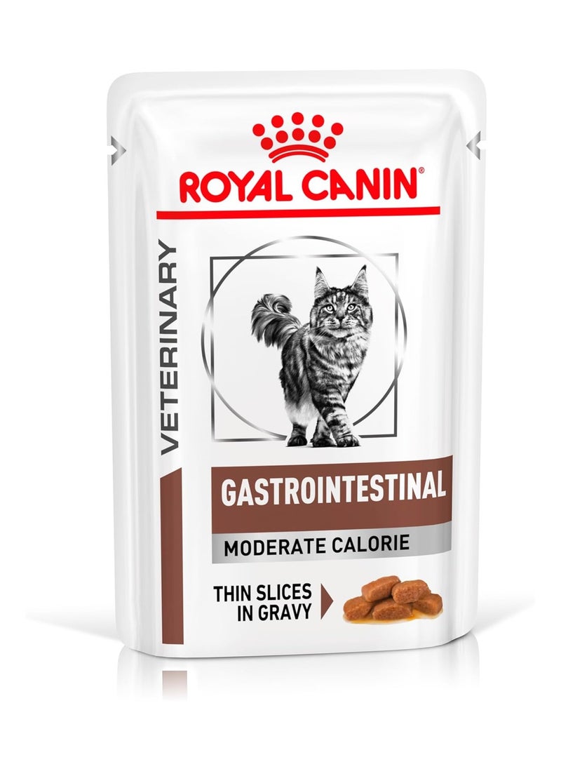 ROYAL CANIN ROYAL CANIN Gastrointestinal Moderate Calorie Cat Food – Digestive Health & Weight Management 12 x 85g  - Image 2