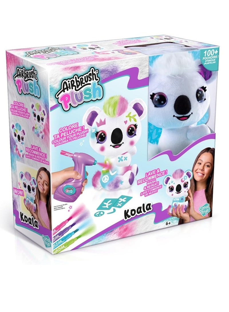 Style 4 Ever Airbrush Plush Koala Coloring Toy - OFG273  - Image 1