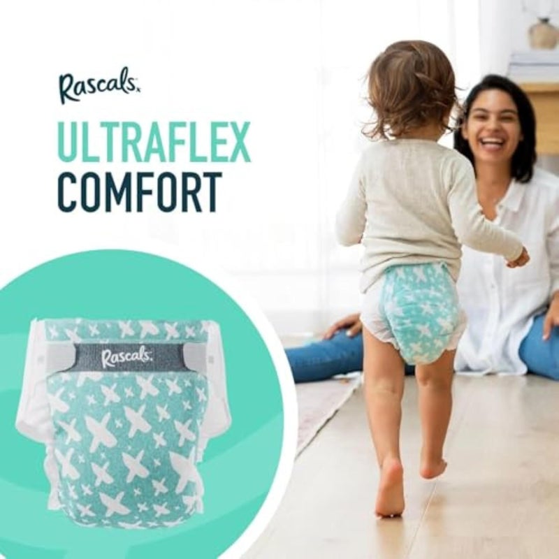 Rascals Premium Baby Diapers Size 2 - Comfortable & Leak-Proof for Babies 4-8 kg - Pack of 48 Count - Image 5